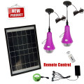 Smart mini decorative solar hanging pendant light for home lighting with 3 LED pendant lamps